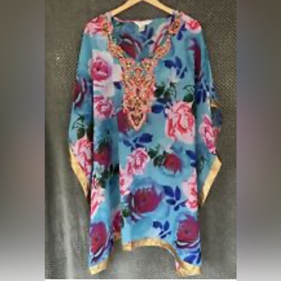 Lucky & Coco embellished bathing suit cover up - Picture 1 of 8